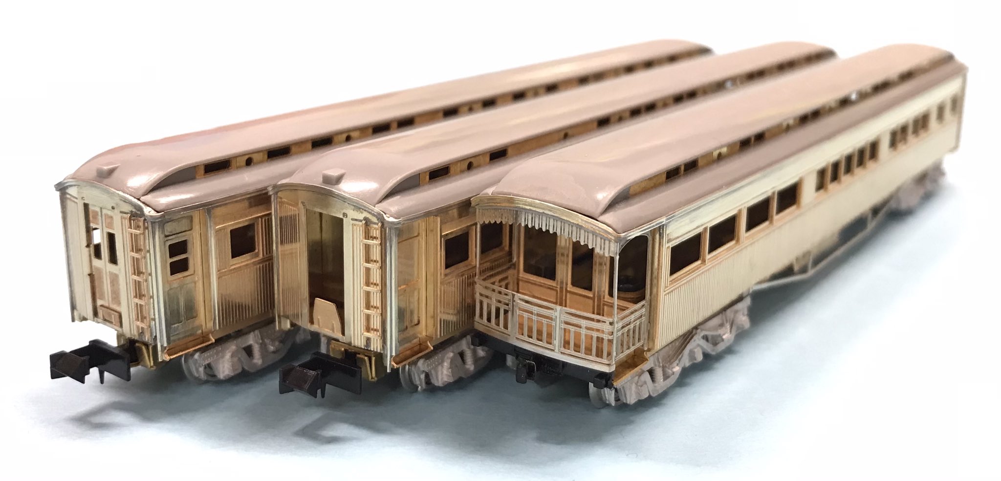 特急1・2列車用 大形木製客車(オイテ27000他7形式) -